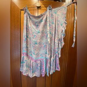 Floral Patterned Women's Skirt